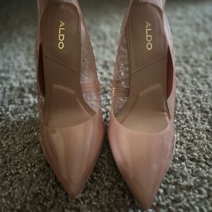 Aldo Pink Patent Leather Stiletto Heels